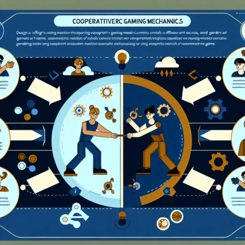 Infografika przedstawiająca główne mechaniki kooperacyjne It Takes Two